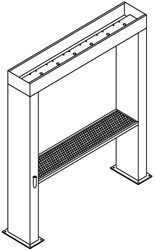 BRIDGE PLATFORM TO ASSEMBLY HOSE-REELS IN BATTERY